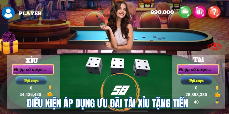 Điều kiện áp dụng ưu đãi tài xỉu tặng tiền
